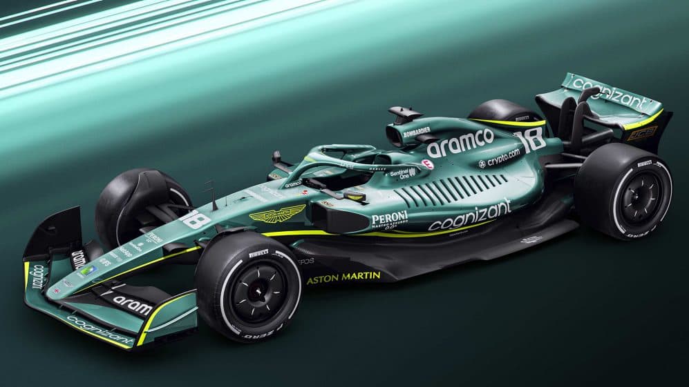Sebastian Vettel y Lance Stroll, de Aston Martin, competirán en este AMR22.