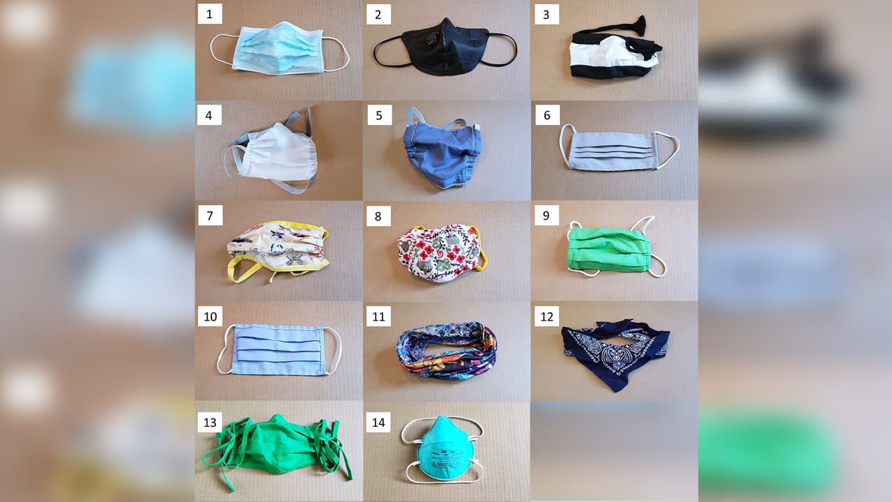 El Dr. Martin Fischer de la Universidad de Duke, en Carolina del Norte, creó un 
<a href="https://advances.sciencemag.org/content/early/2020/08/07/sciadv.abd3083" target="_blank">"método de medición óptica simple" </a>para evaluar la eficacia de las mascarillas en la transmisión de gotas respiratorias. Mientras que algunas se acercan al rendimiento de las mascarillas quirúrgicas, otras alternativas como las bandanas y los protectores de cuello ofrecen poca protección.