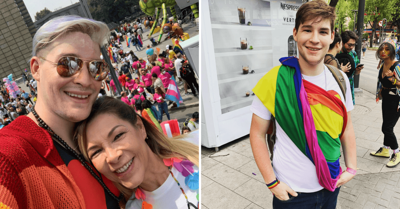 Mary Paz Banquells acompañó a su hijo a la Marcha del Orgullo LGBT en 2022