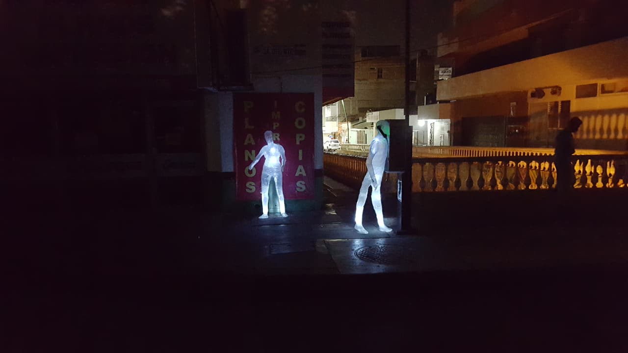 Iluminación urbana en Tuxtla.