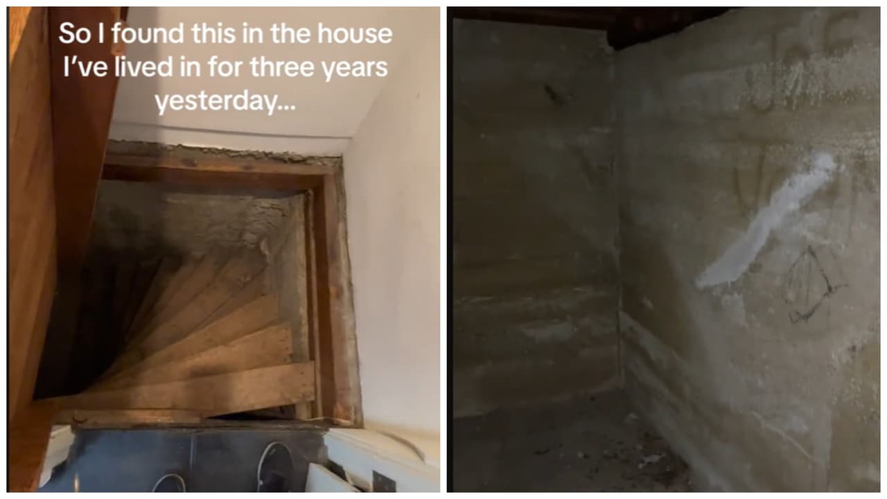 Joven descubre escalera oculta en su casa y causa terror en TikTok: ¿a dónde lleva?