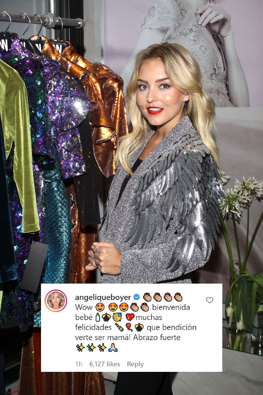 Angelique Boyer, quien también fue parte del elenco de 'Rebelde', se unió a la lista de felicitaciones.