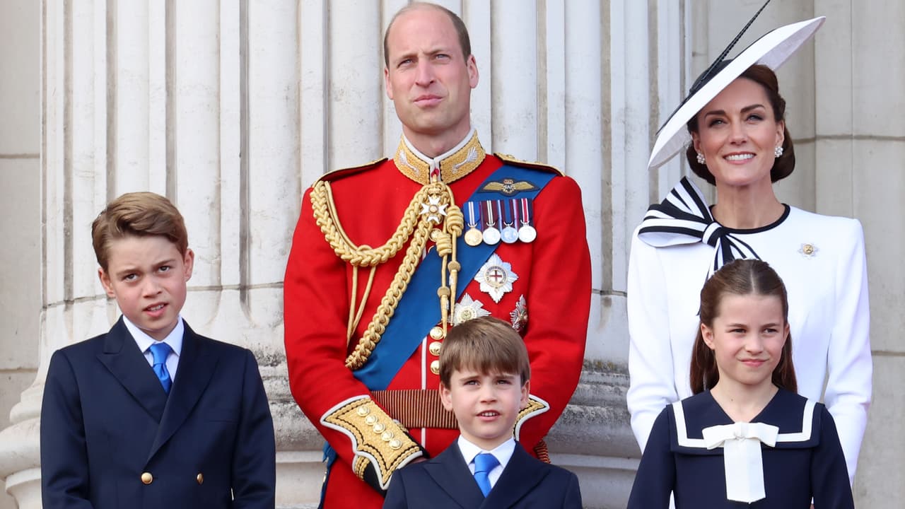 William y Kate con sus hijos George,
<b> </b>Charlotte y Louis
<b>.</b>