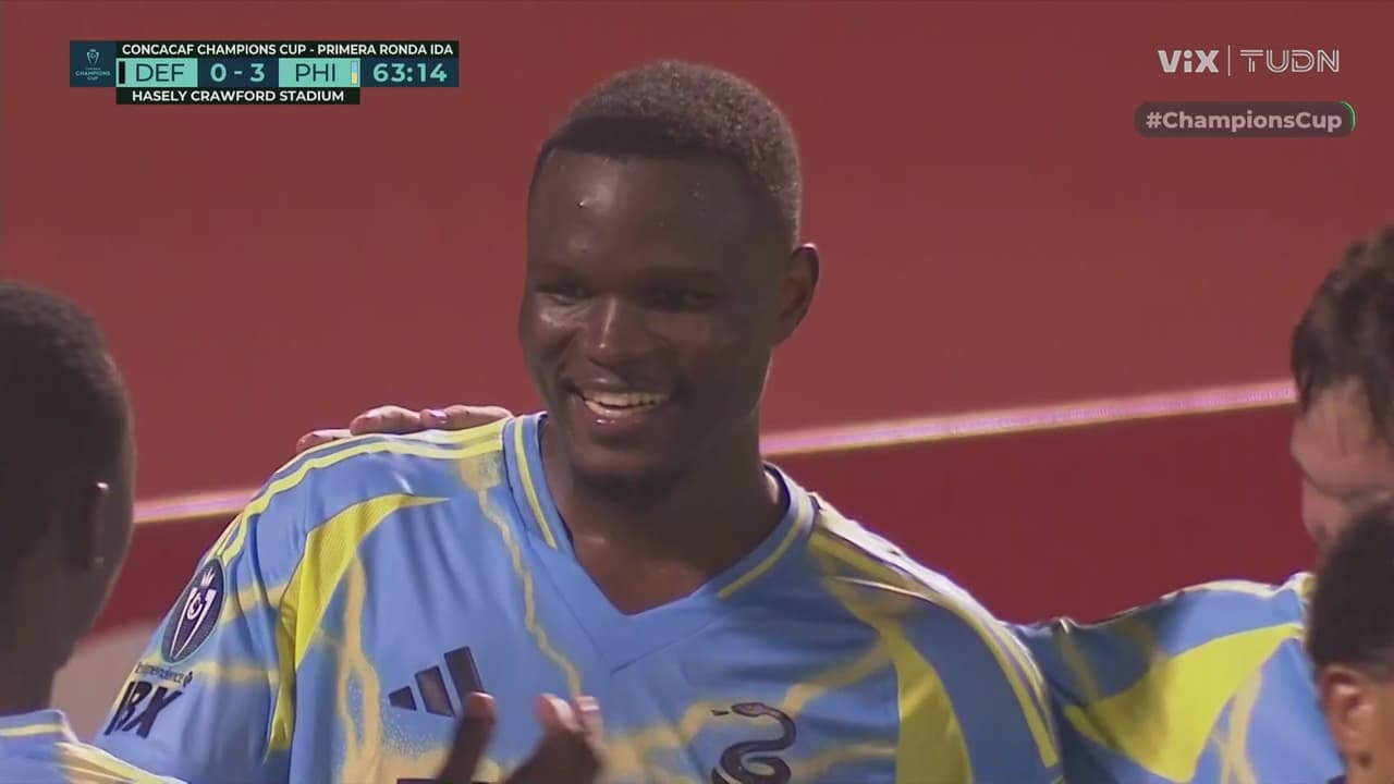 ¡Philadelphia Union golea al Defence Force! Remate de Makhanya