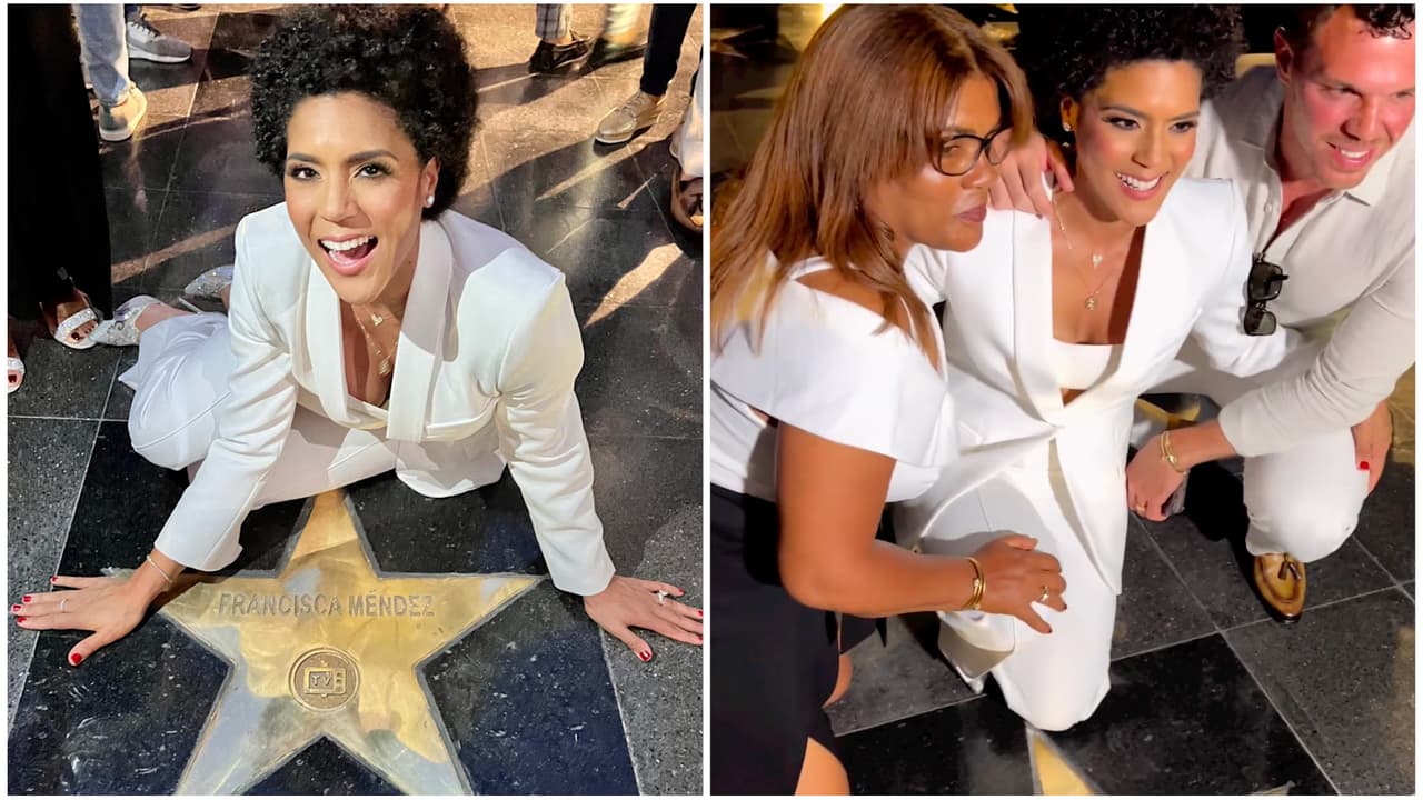 Francisca ya tiene su estrella en el Paseo de la Fama e inmortaliza su nombre en República Dominicana