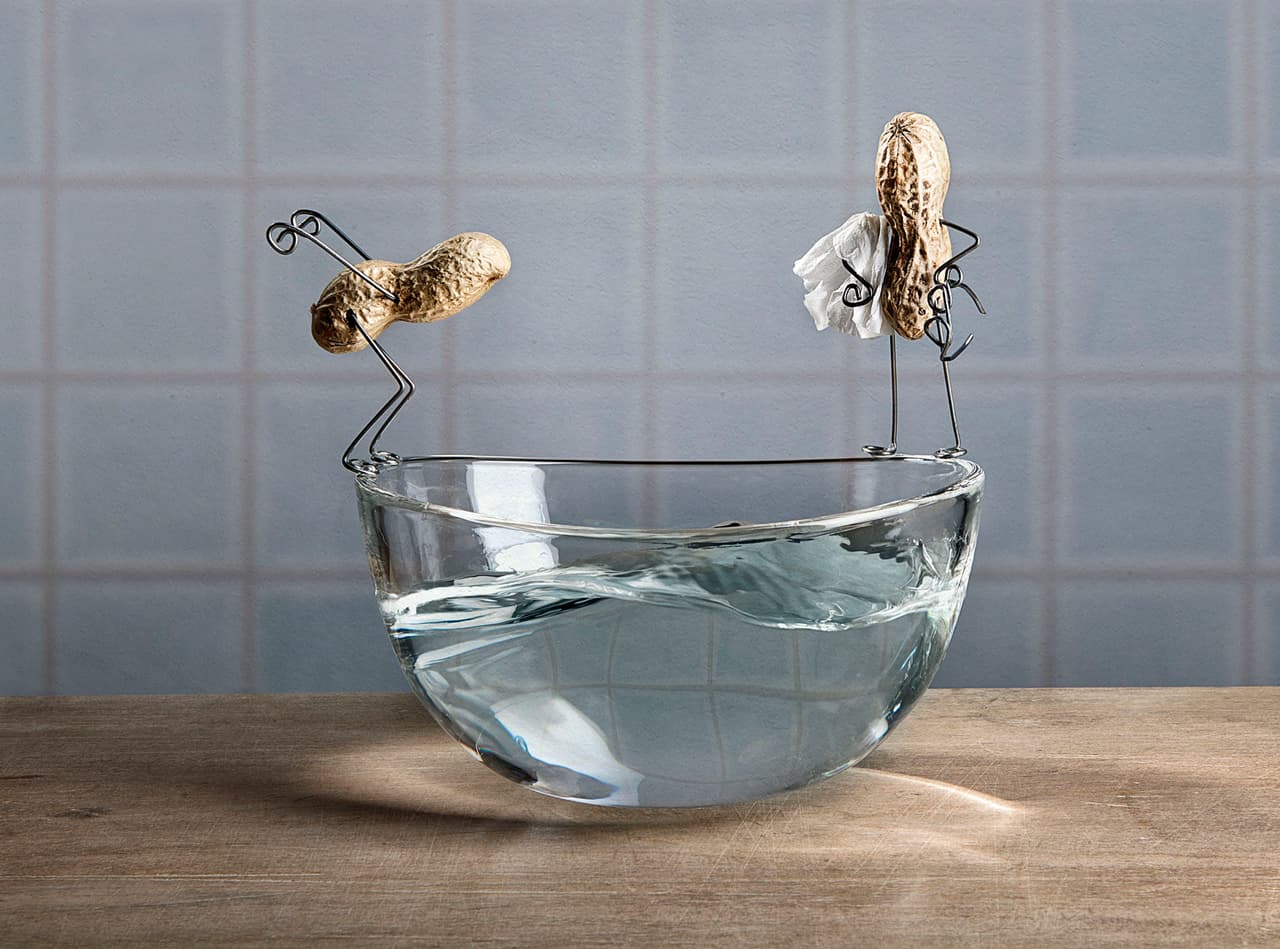 ¡Es una de un refrescante chapuzón!