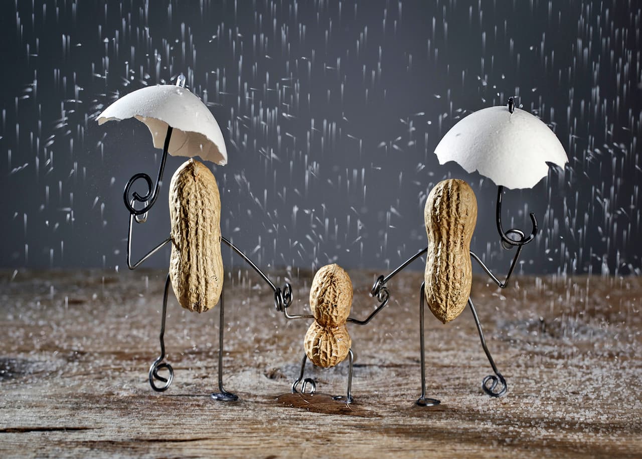 La fotógrafa puede crear maravillas con tan sólo un par de elementos.