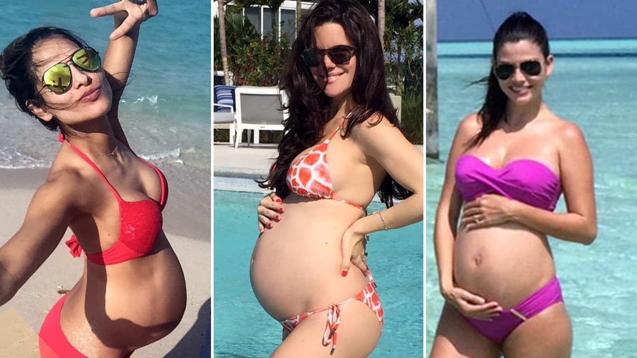 Alejandra, Greydis y Ana Patricia compartieron el mismo sentimiento de felicidad por recibir a su primer hijo, emoción que quedó plasmada en estas tiernas imágenes.