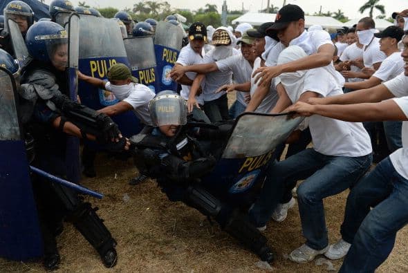 Caso muy diferente al de Filipinas, donde se han desatado las protestas contra la visita de Obama al país.