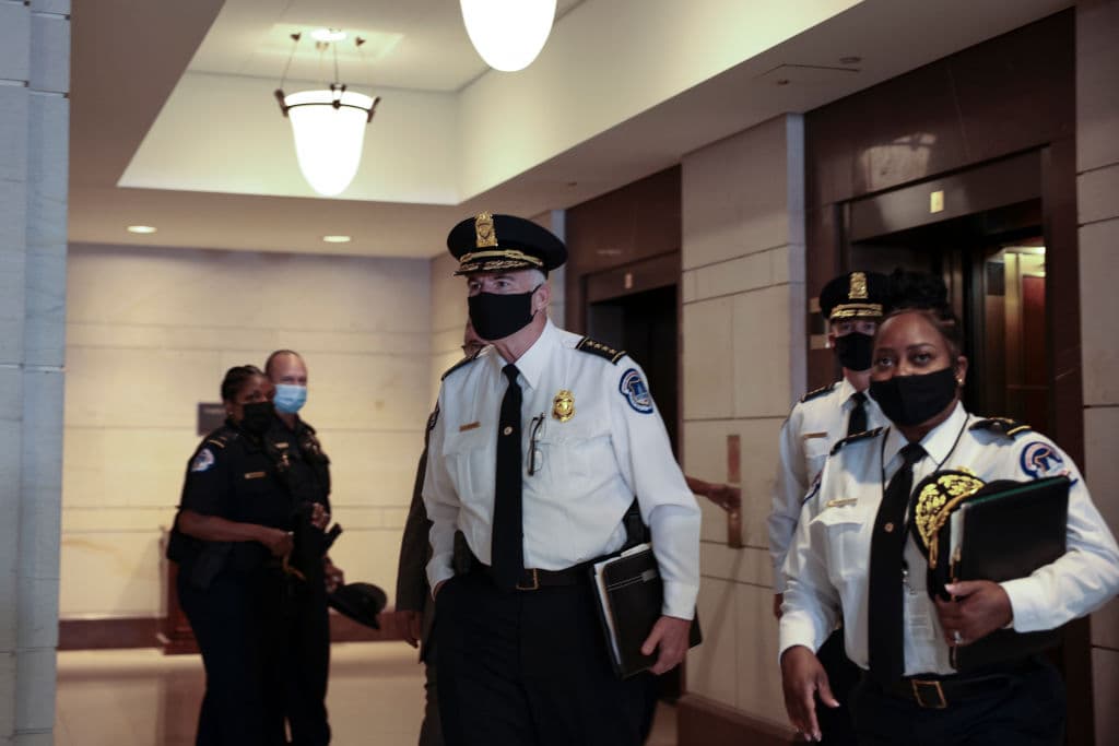<b>El jefe de policía del Capitolio, Thomas Manger</b>, se reunió esta semana con los líderes del Congreso para explicarles con detalle las medidas de seguridad y los protocolos diseñados para que la protesta del sábado no vaya más allá de una manifestación pacífica.