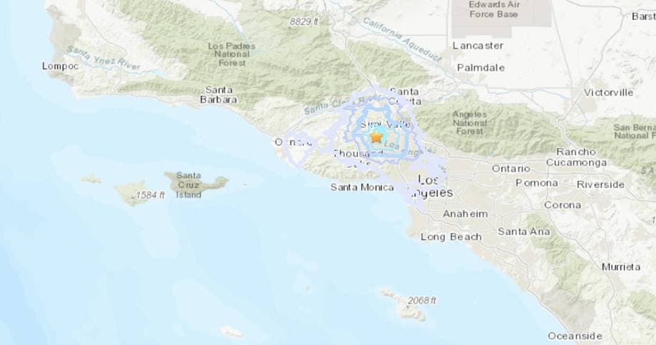 Se registra un sismo en el Valle de San Fernando este domingo