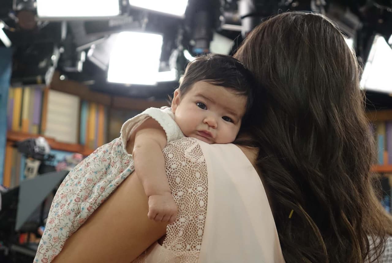 ¡Qué cachetitos más bellos! Nos encanta ver cómo ha crecido Giulietta.