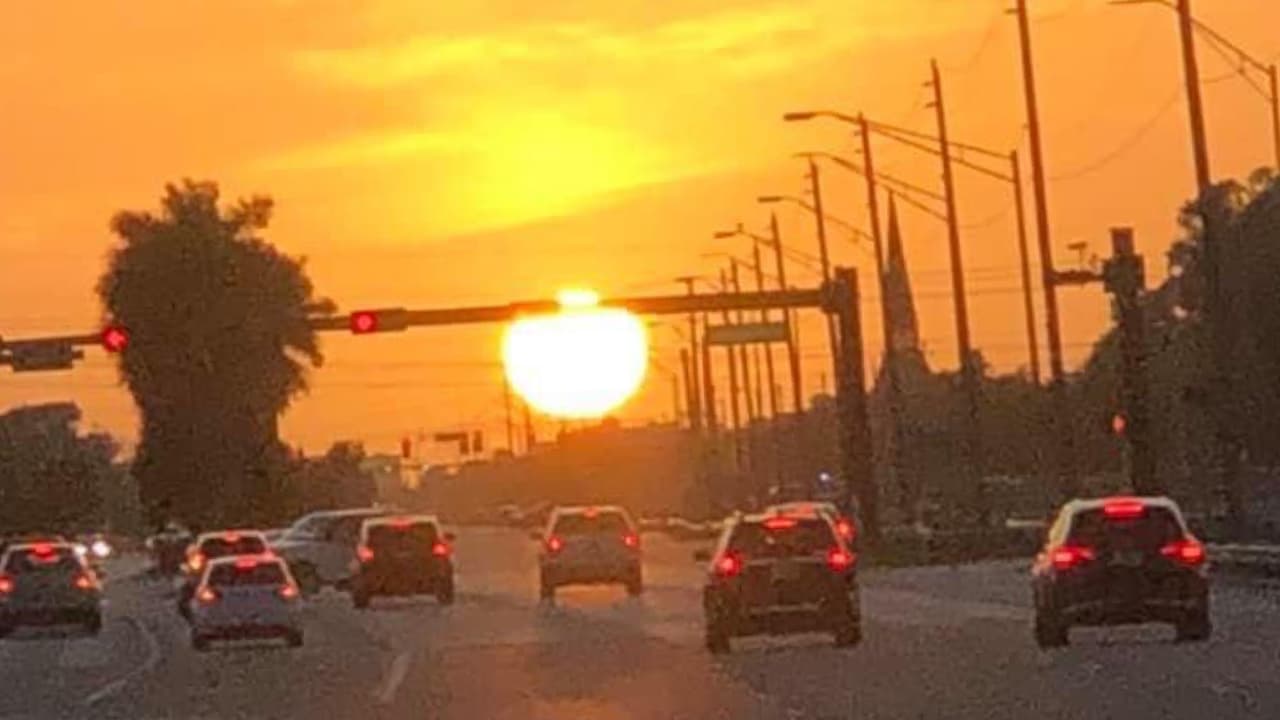 Así fue la última puesta del sol del verano en Miami