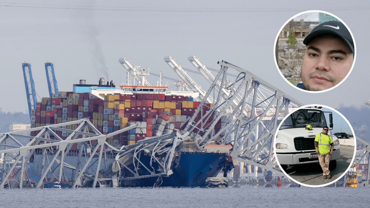 Colapso del puente en Baltimore: esto se sabe de los trabajadores hispanos que ya dieron por muertos