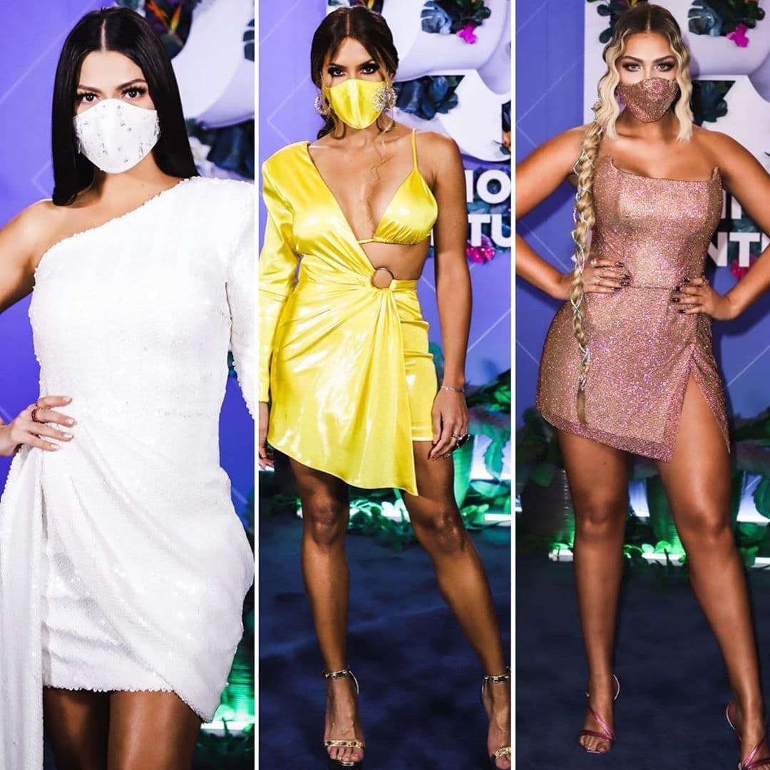 La moda en la nueva normalidad hizo a las celebridades lucir majestuosas, combinando sus máscaras a la perfección.