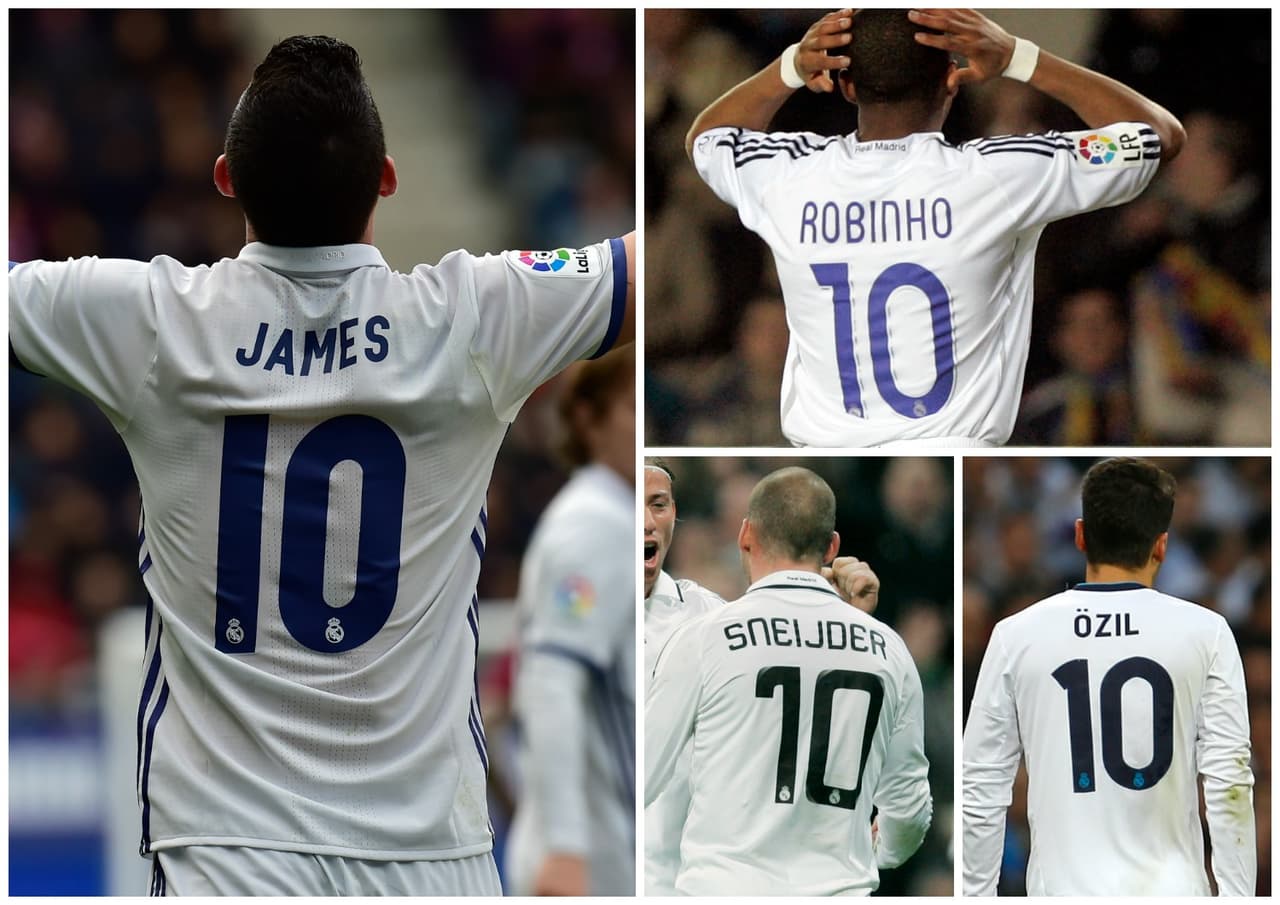 Robinho, Sneijder, Ozil y otros cracks que han pasado por el Real Madrid con este número en la espalda son ejemplo de la mala suerte que tiene el mismo desde que Figo dejó el equipo.