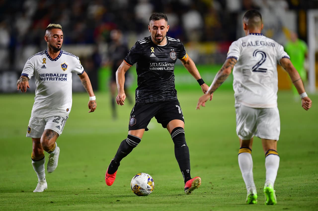 LA Galaxy frena racha ganadora del Houston Dynamo de Héctor Herrera