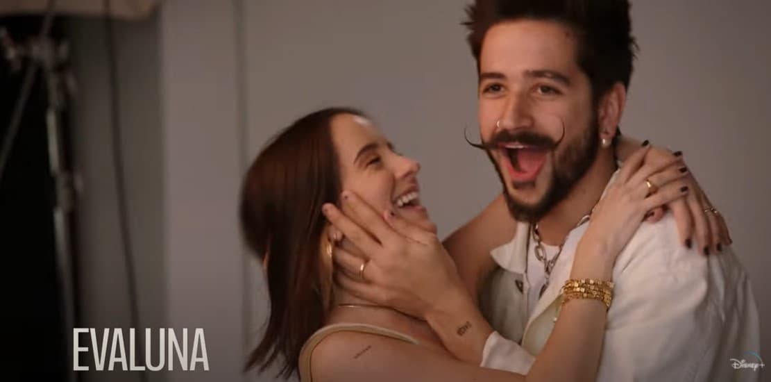 Evaluna y Camilo en 'Los Montaner'