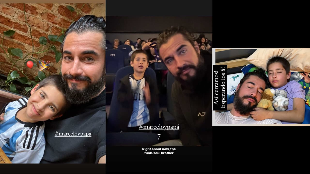 Hijo de Michelle Renaud celebra su cumpleaños junto a su papá