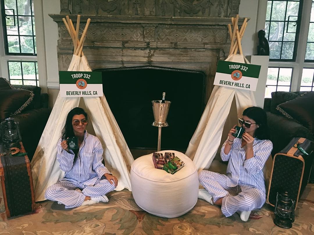 Kourtney compartió esta foto.