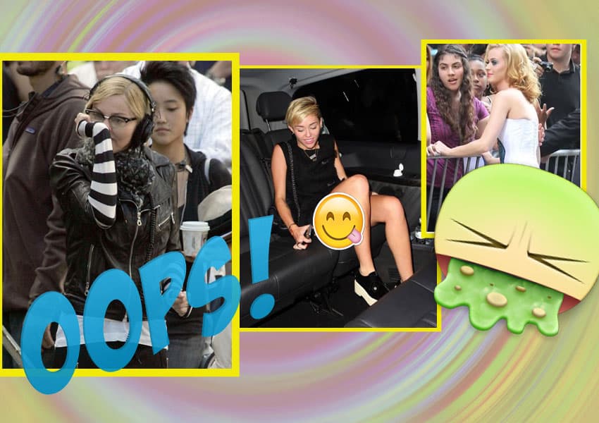 Estos famosos se han descuidado y han perdido el glamour. ¡Checa sus peores resbalones!