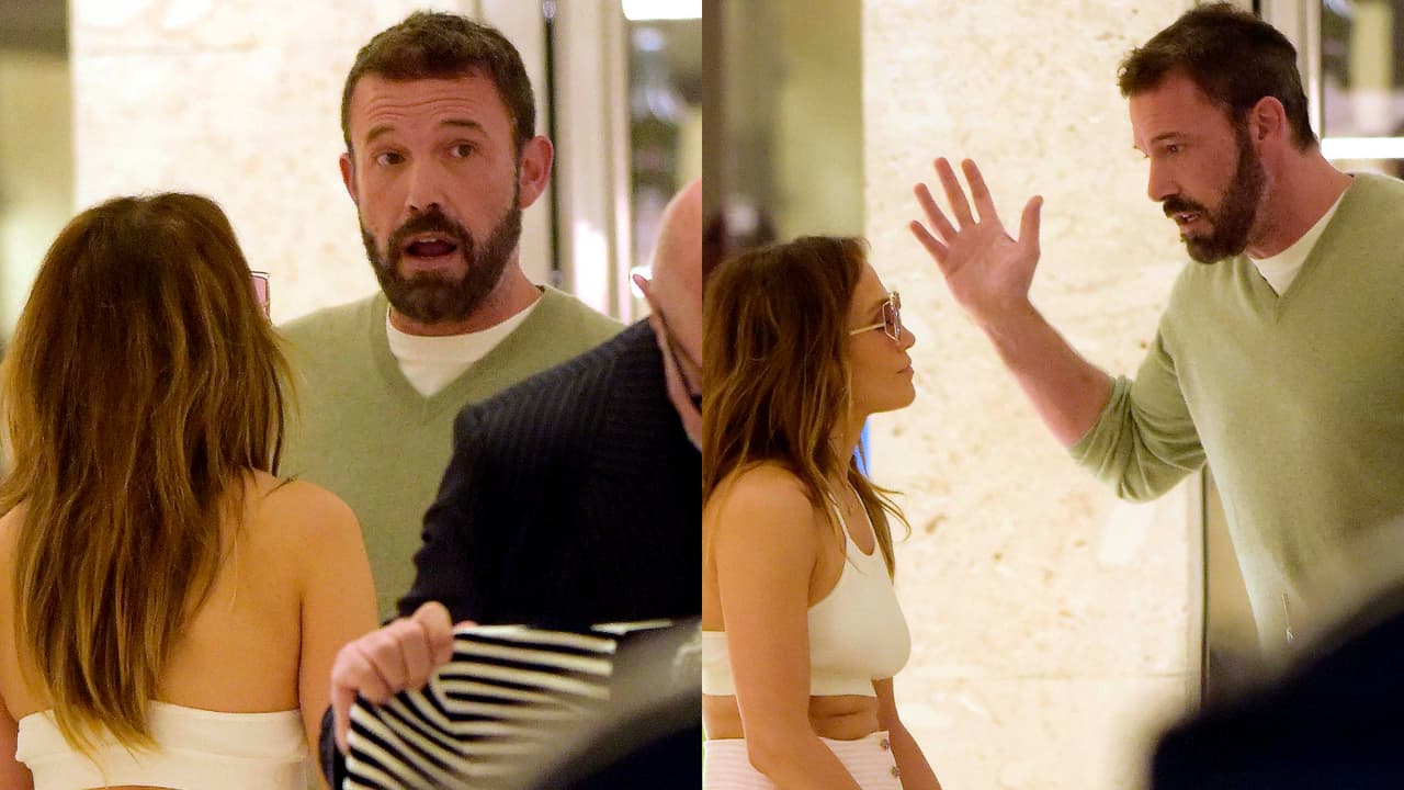 ¿JLo y Ben Affleck se pelearon en pleno fin de año?: las fotos de su aparente discusión en una joyería