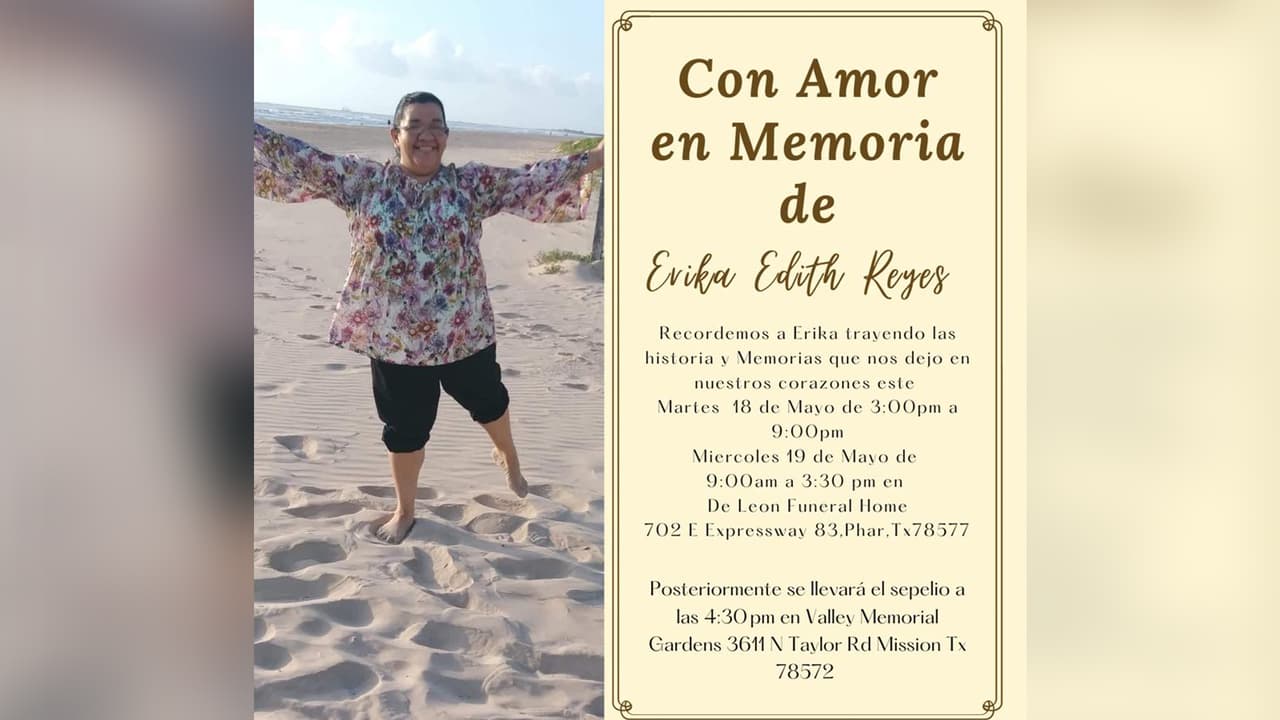 <b><a href="https://www.facebook.com/photo?fbid=4182551735129169&set=a.138350732882643" target="_blank">Blanca González,</a></b> hermana de Erika, confimó su muerte: "mi guerrera, mi confidente, mi hermana del alma ¿quién me va a levantar en las mañanas? Te voy a extrañar Erika Reyes. A cada una de las personas que oraron por ella, se los agradezco, ella ya está junto a papá Dios", indicó.