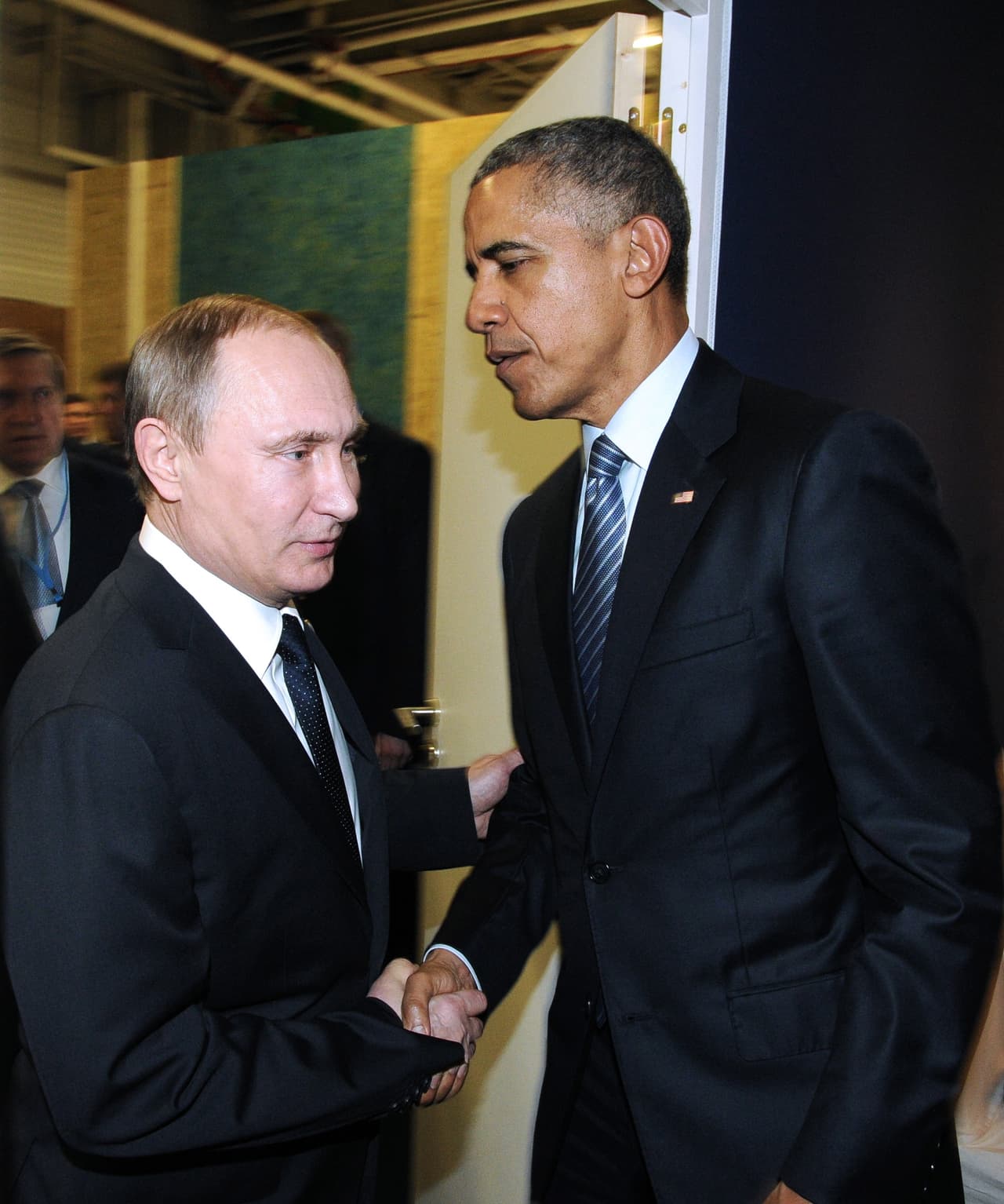 El encuentro entre Putin y Obama durante la conferencia de la Organización de Naciones Unidas sobre el Cambio Climático en París, en noviembre de 2015.