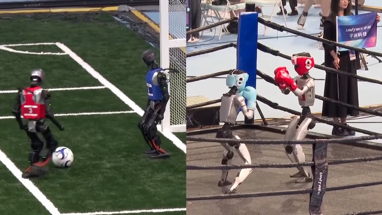 Los Juegos mundiales de robots humanoides se roban reflectores en China