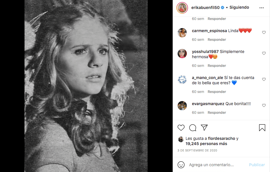 De hecho, "linda", "hermosa", "bella", "bonita" son los principales adjetivos que protagonizan la mayoría de sus fotos, sean en traje de baño o no.