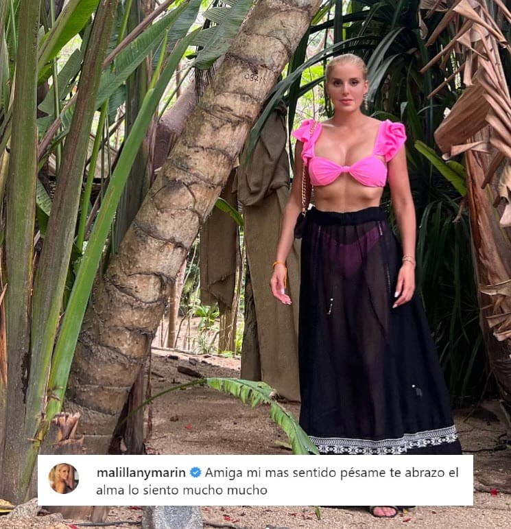 La actriz 
<b>Malillany Marín </b>también envió sus condolencias.