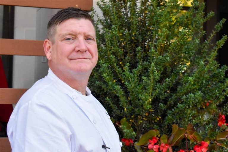 Chris Heath, chef ejecutivo de Biltmore Farms, en Carolina del Norte.