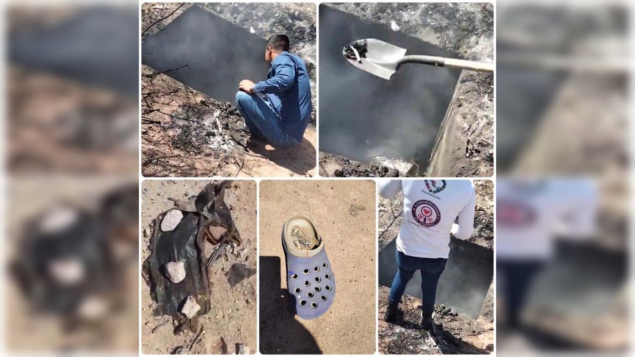 Madres de desaparecidos hallan un presunto horno crematorio clandestino con restos humanos ardiendo