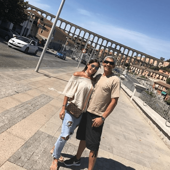 El Acueducto Romano de Segovia fue otra parada en su visita.