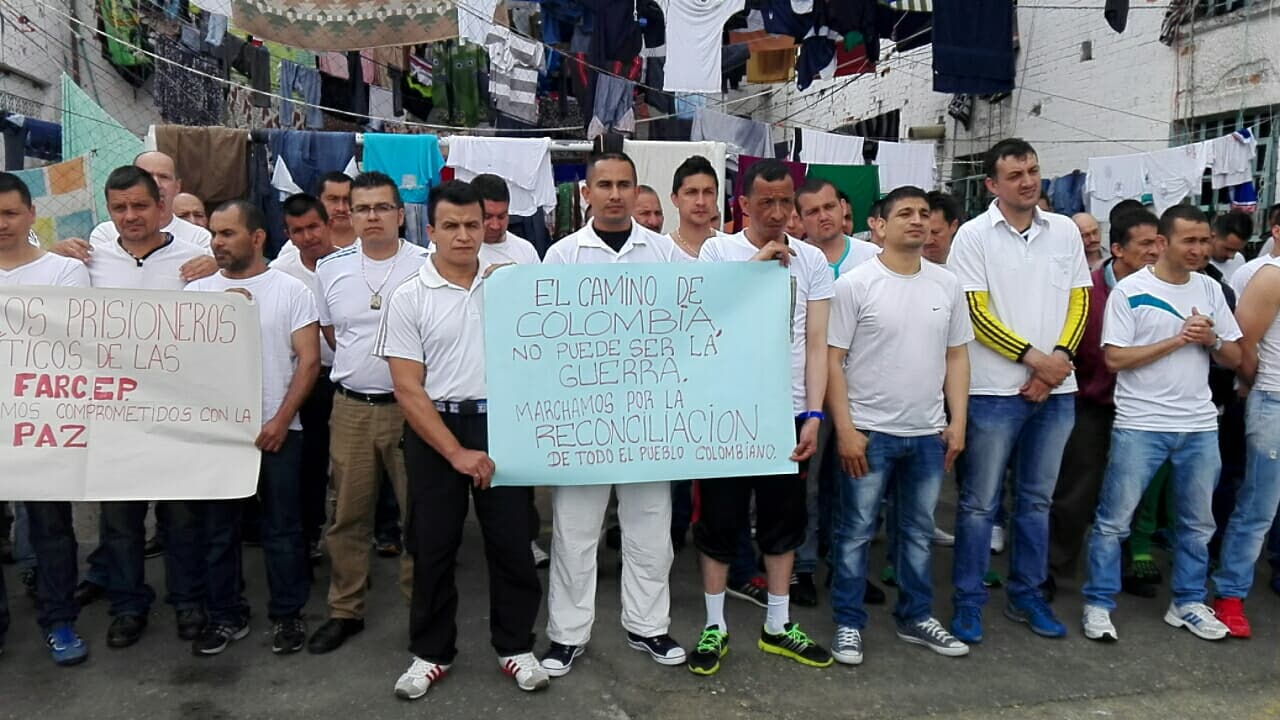 Un primer censo provisional ubica en unos 2,500 los miembros de las FARC encerrados en las cárceles de Colombia.