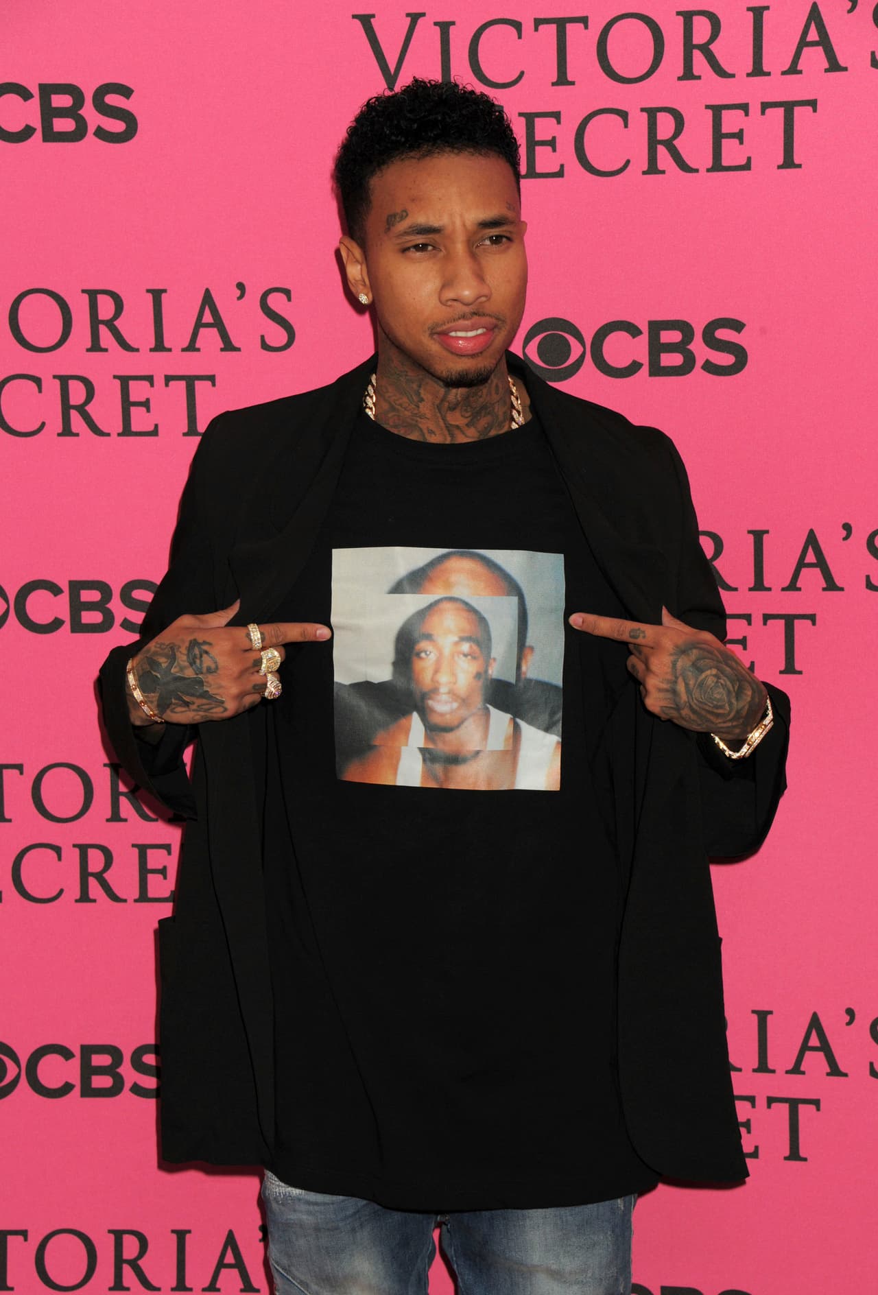 Tyga no podía faltar.