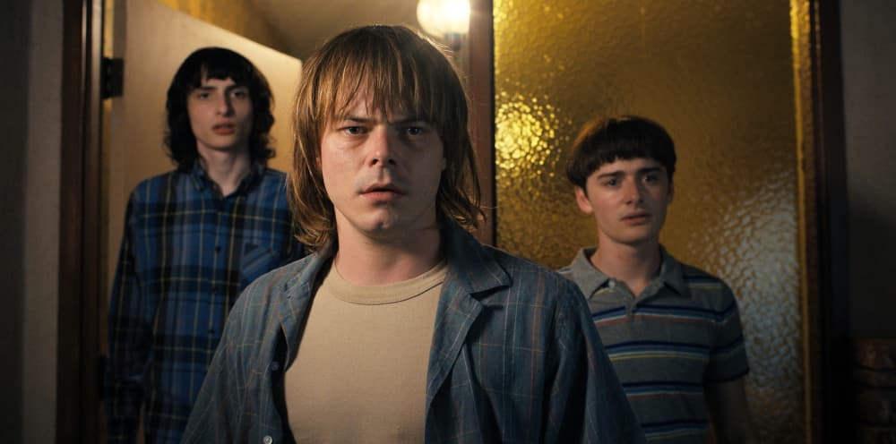 Mike Wheeler, Jonathan Byers y Will Byers de Stranger Things