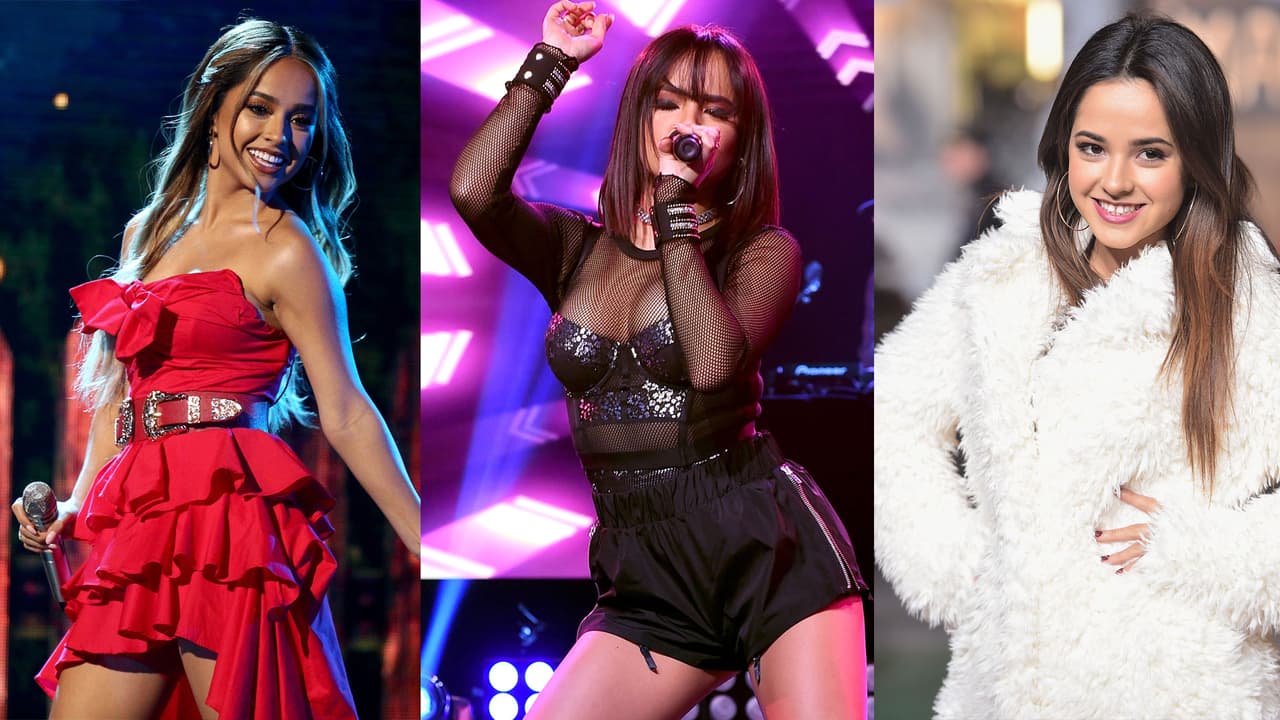 Con apenas 21 años, Becky G pasó de grabar covers de grandes artistas en YouTube a llenar estadios y codearse con los más grandes de la música latina. Su evolución no sólo ha sido musical también física.