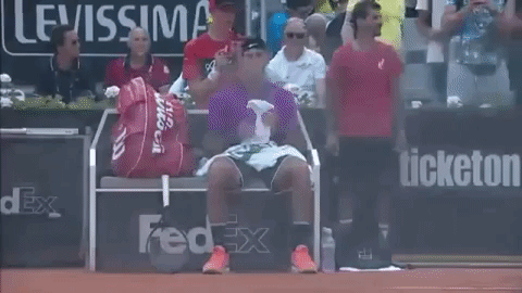 El tenista argentino Juan Martín del Potro tampoco quiso ser ajeno al tema del momento y, durante uno de los descansos de su triunfo ante el británico Kyle Edmund, se puso a bailar la canción que sonaba a todo volumen por los parlantes del estadio.