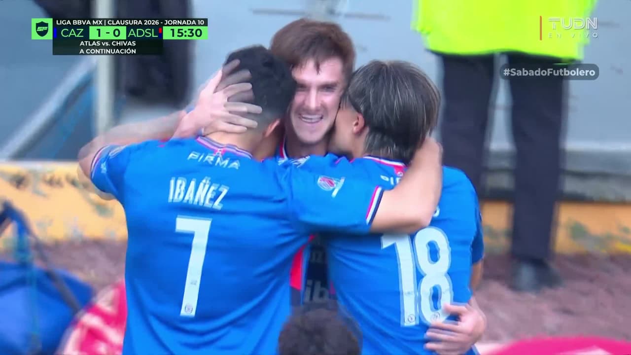 ¡Golazo de Palavecino! Tiki taka cementero que el mediocampista mandó a guardar