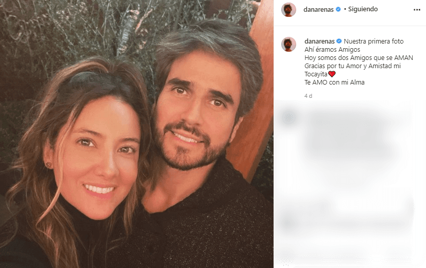 Por primera vez, Daniel Arenas publica una fotografía junto a Daniella Álvarez.