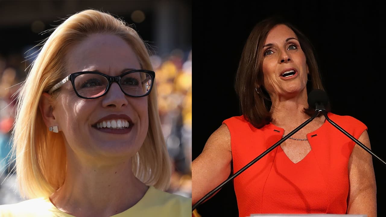 Con una ventaja menor a un punto porcentual, continúa en suspenso la contienda por el senado en Arizona entre McSally y Sinema