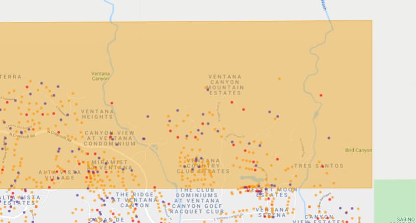 Mapa de evacuaciones.