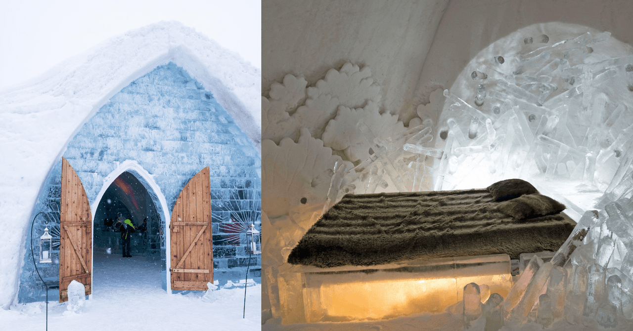 Hotel de Glace en Canadá