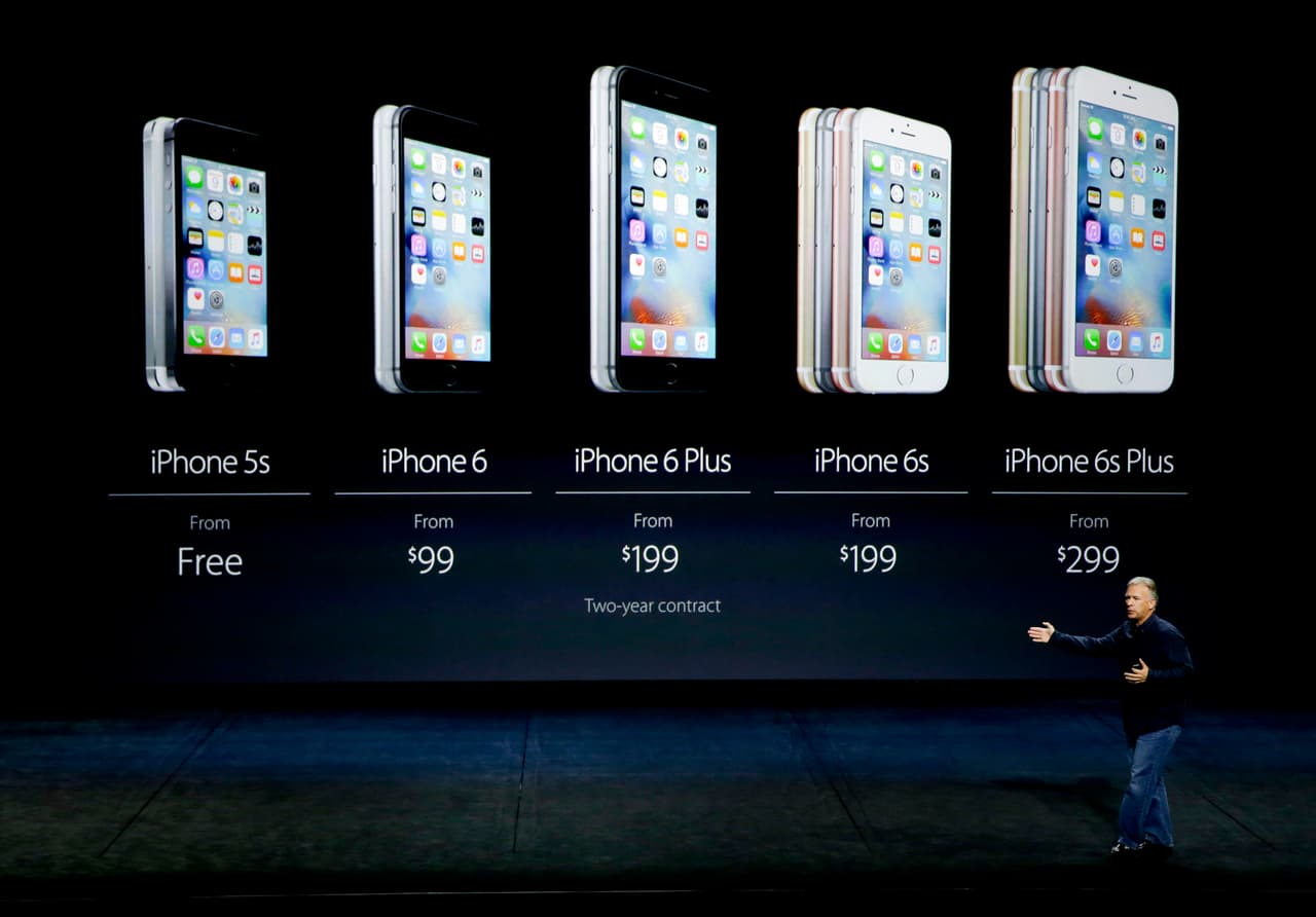 La aparición del iPhone 6s en enero de 2015.