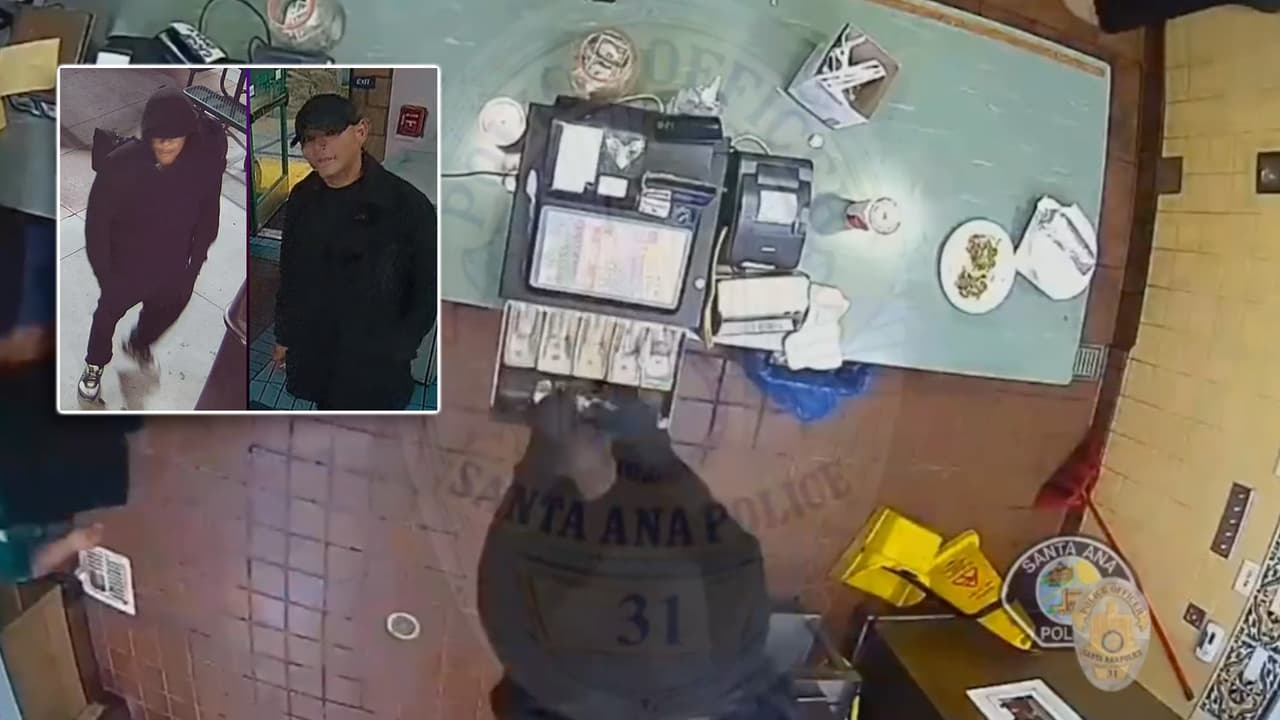 Piden ayuda para identificar a ladrón que robó una caja registradora en taquería de Santa Ana