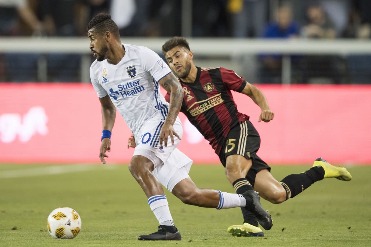 Aníbal Godoy ante Atlanta.
