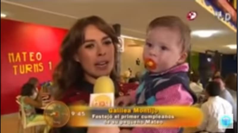 El día de su primer año de vida Mateo volvió a parecer en la televisión, mientras Galilea explicaba lo feliz que se sentía en esta etapa como mamá.