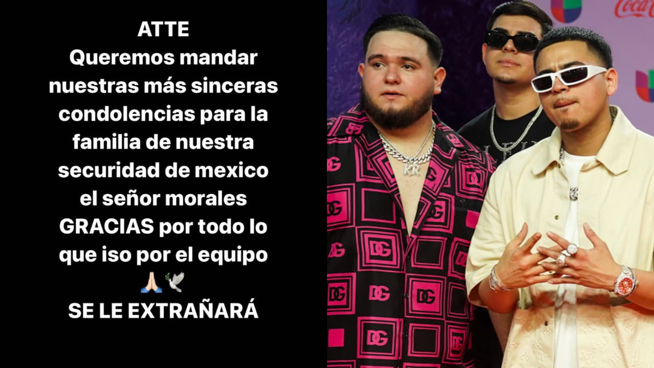 Fuerza Regida emitió un comunicado tras muerte de unos de sus miembros de seguridad.