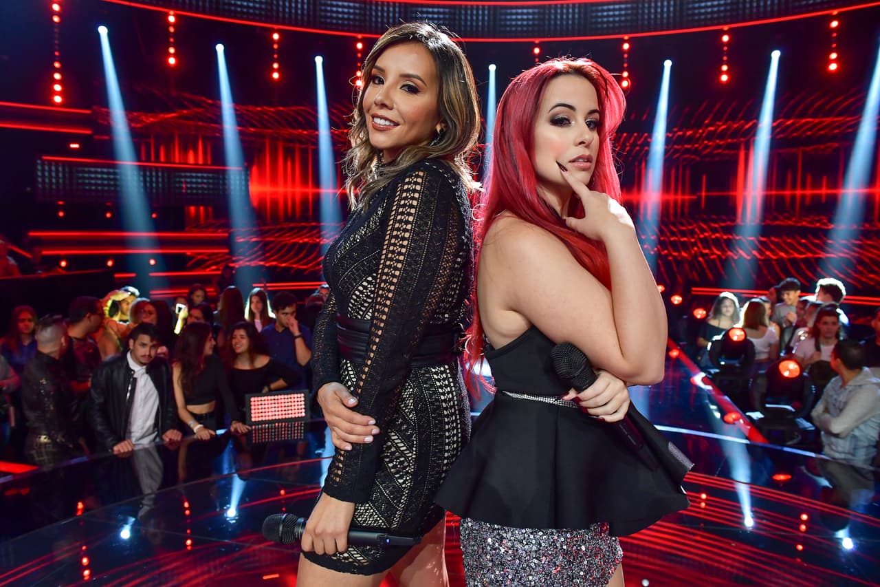 La hora de la verdad había llegado. Aquí la vemos junto a Wanda López.